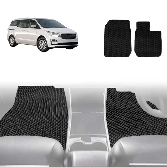 6D Diamond Car Floor Mats for Kia Carnival 2015 - 2020 (YP) - Custom-Fit Carpet Liner