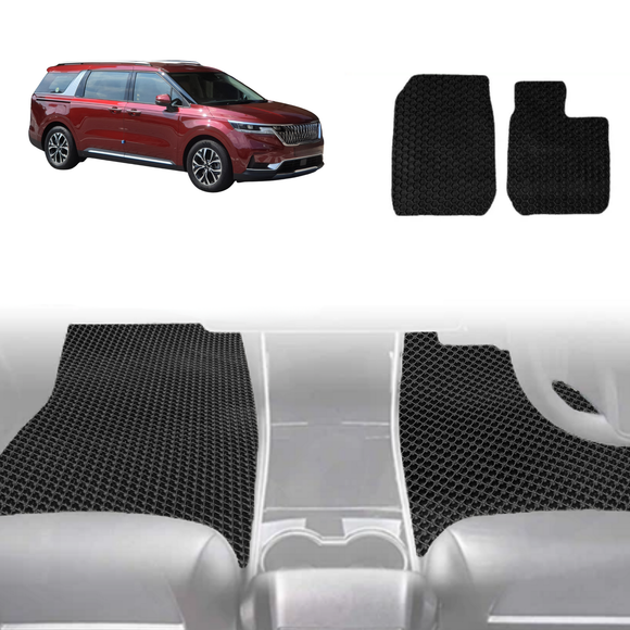 6D Diamond Car Floor Mats for Kia Carnival 2021 - Current (KA4) - Custom-Fit Carpet Liner
