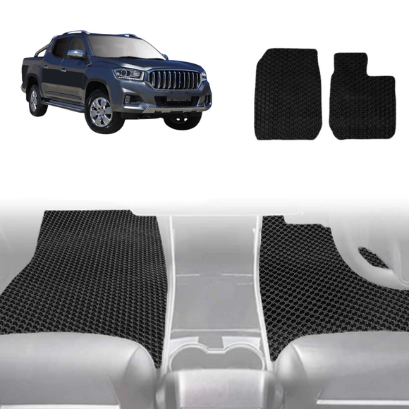 6D Diamond Car Floor Mats for LDV T60 Max 2017 - Current T60 Pro - Custom-Fit Carpet Liner