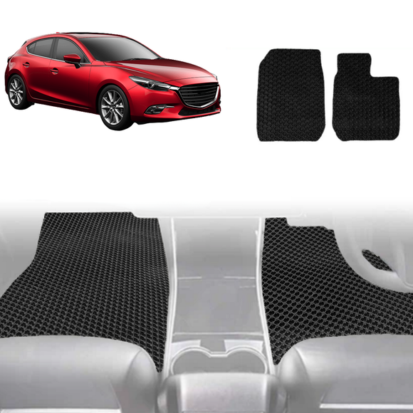 6D Diamond Car Floor Mats for Mazda 3 2014 - 2018 (BM BN) - Custom-Fit Carpet Liner