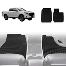 6D Diamond Car Floor Mats for Mazda BT-50 Dual Cab 2020 - 2024 (TF) - Custom-Fit Carpet Liner-3