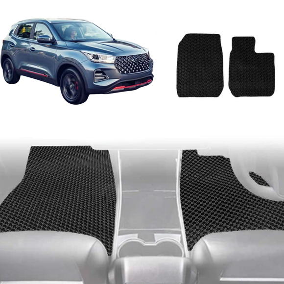 6D Diamond Car Floor Mats for Chery Tiggo 4 2025 - Current - Custom-Fit Carpet Liner