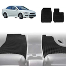 6D Diamond Car Floor Mats for Mitsubishi Lancer 2007 - 2017 Auto (CJ) - Custom-Fit Carpet Liner-17