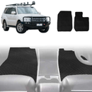 6D Diamond Car Floor Mats for Mitsubishi Pajero 2006 - 2021 (NS/NT/NW/NX) - Custom-Fit Carpet Liner-3