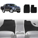 6D Diamond Car Floor Mats for Mitsubishi Triton Double Cab 2006 - 2015 (ML MN) - Custom-Fit Carpet Liner-17