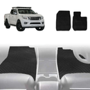 6D Diamond Car Floor Mats for Nissan Navara Dual Cab 2015 - Current (NP300/D23 STX without rear cupholder) - Custom-Fit Carpet Liner-3