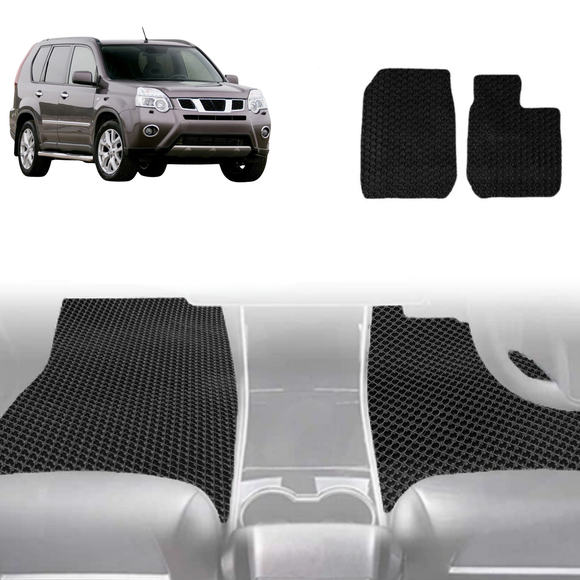 6D Diamond Car Floor Mats for Nissan X-TRAIL 2007 - 2014 (T31) - Custom-Fit Carpet Liner
