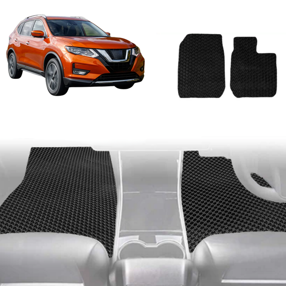 6D Diamond Car Floor Mats for Nissan X-TRAIL 2014 - 2022 (T32) - Custom-Fit Carpet Liner