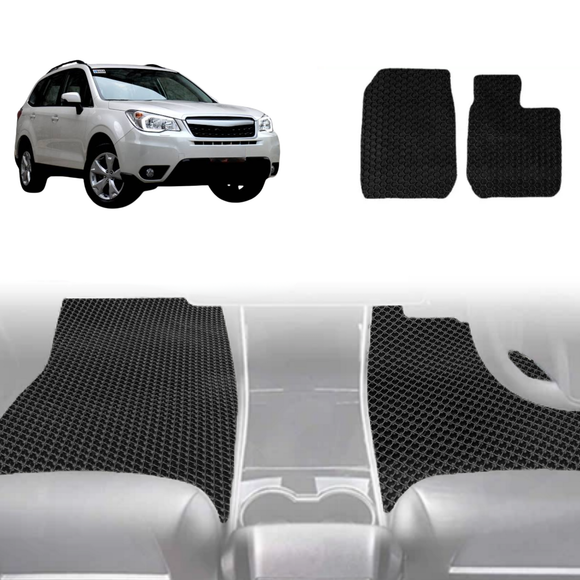 6D Diamond Car Floor Mats for Subaru Forester 2013 - 2018 (SJ) - Custom-Fit Carpet Liner