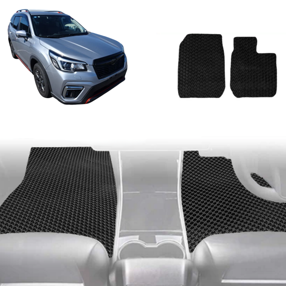 6D Diamond Car Floor Mats for Subaru Forester 2018 - Current (SK) - Custom-Fit Carpet Liner