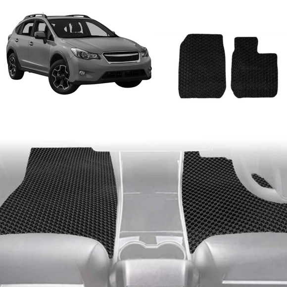 6D Diamond Car Floor Mats for Subaru XV 2012 - 2017 (GP) - Custom-Fit Carpet Liner