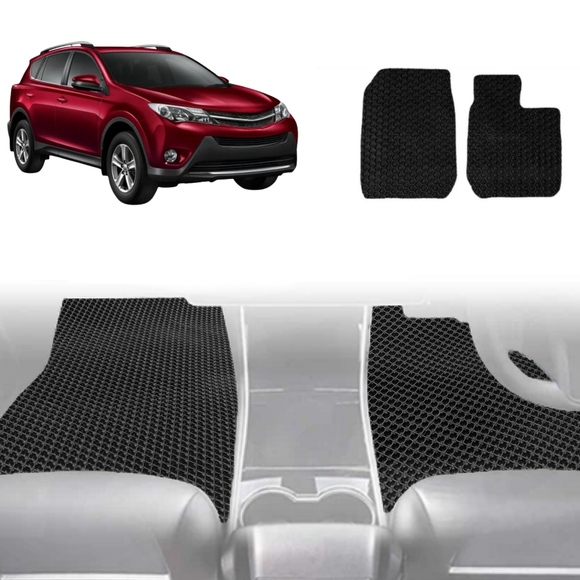 6D Diamond Car Floor Mats for Toyota RAV4 2012 - 2019 (XA40) - Custom-Fit Carpet Liner