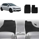 6D Diamond Car Floor Mats for VolksWagen Golf 2013 - 2021 Hatch/Wagon (MK7) - Custom-Fit Carpet Liner-3
