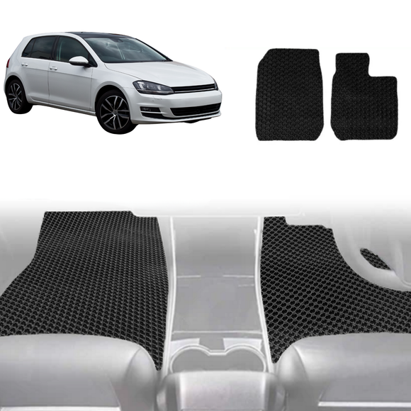 6D Diamond Car Floor Mats for VolksWagen Golf 2013 - 2021 Hatch/Wagon (MK7) - Custom-Fit Carpet Liner