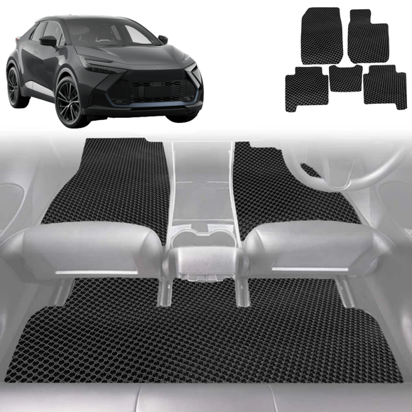 6D Diamond Car Floor Mats for Toyota C-HR 2024 - Current Koba - Custom-Fit Carpet Liner