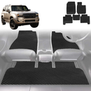 6D Diamond Car Floor Mats for Toyota LandCruiser Prado 2024 - Current (GX, GXL, VX, Altitude, Kakadu) - Custom-Fit Carpet Liner-5