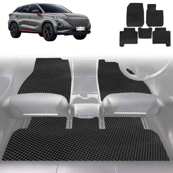 6D Diamond Car Floor Mats for Chery OMODA 5 GT 2024 - Current (GT FX) - Custom-Fit Carpet Liner