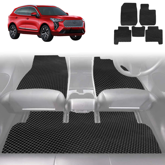 6D Diamond Car Floor Mats for GWM Haval Jolion 2020 - Current A01 - Custom-Fit Carpet Liner