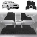 6D Diamond Car Floor Mats for Holden Commodore 2013 - 2017 (VF) - Custom-Fit Carpet Liner-5