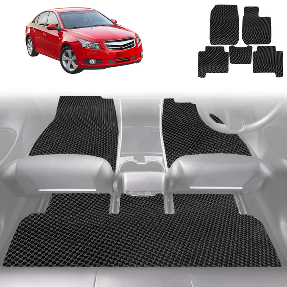 6D Diamond Car Floor Mats for Holden Cruze 2009 - 2016 JH - Custom-Fit Carpet Liner