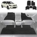 6D Diamond Car Floor Mats for Hyundai Accent 2011 - 2018 (R8) - Custom-Fit Carpet Liner-19