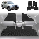 6D Diamond Car Floor Mats for Isuzu MU-X 2013 - 2020 RF - Custom-Fit Carpet Liner-21
