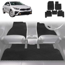 6D Diamond Car Floor Mats for Kia Cerato 2018 - Current (BD) - Custom-Fit Carpet Liner-5
