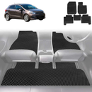 6D Diamond Car Floor Mats for Kia Rio 2016 - Current (YB SC) - Custom-Fit Carpet Liner-5