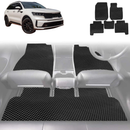 6D Diamond Car Floor Mats for Kia Sorento 2021 - Current (MQ4) - Custom-Fit Carpet Liner-5