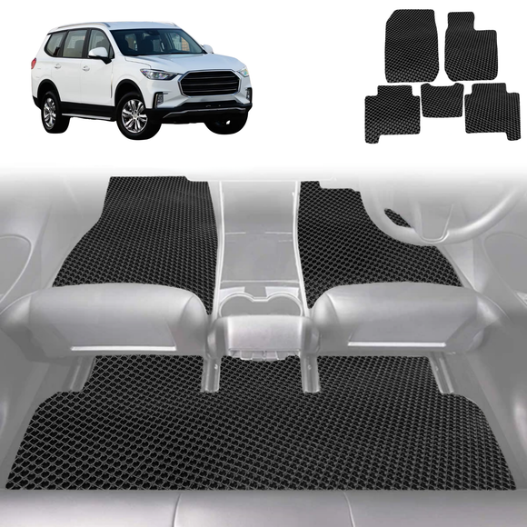 6D Diamond Car Floor Mats for LDV D90 2017 - 2024 - Custom-Fit Carpet Liner