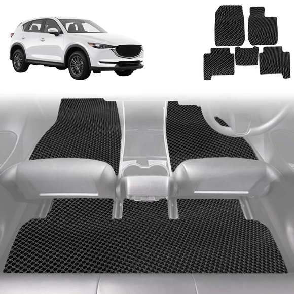 6D Diamond Car Floor Mats for Mazda CX-5 2017 - Current (KF) - Custom-Fit Carpet Liner