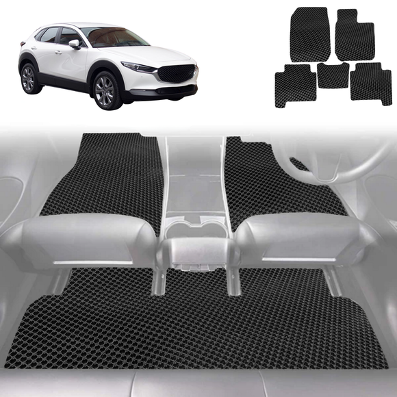 6D Diamond Car Floor Mats for Mazda CX-30 2019 - Current (DM) - Custom-Fit Carpet Liner