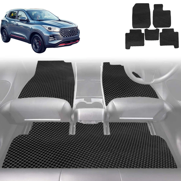 6D Diamond Car Floor Mats for Chery Tiggo 4 2025 - Current - Custom-Fit Carpet Liner