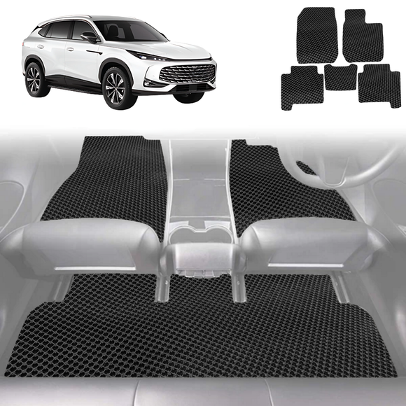 6D Diamond Car Floor Mats for MG HS 2018 - 2024 (SAS23) - Custom-Fit Carpet Liner