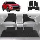 6D Diamond Car Floor Mats for Mitsubishi Eclipse Cross 2017 - Current YA - Custom-Fit Carpet Liner-5
