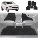 6D Diamond Car Floor Mats for Mitsubishi Outlander 2018 - 2021 (ZJ/ZK/ZL) - Custom-Fit Carpet Liner-19