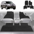 6D Diamond Car Floor Mats for Nissan X-TRAIL 2007 - 2014 (T31) - Custom-Fit Carpet Liner-19