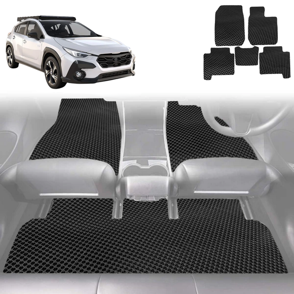 6D Diamond Car Floor Mats for Subaru Crosstrek 2023 - Current (GU) - Custom-Fit Carpet Liner