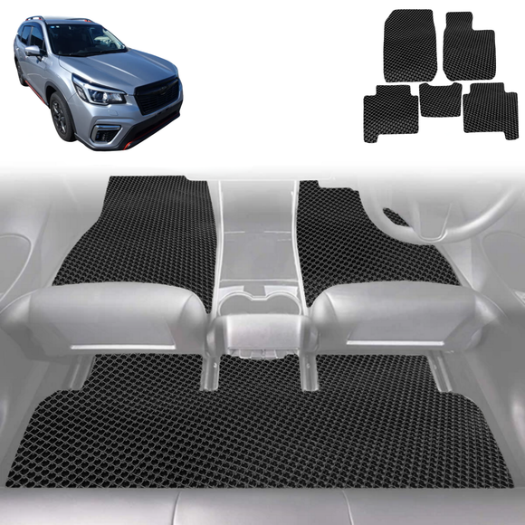 6D Diamond Car Floor Mats for Subaru Forester 2018 - Current (SK) - Custom-Fit Carpet Liner