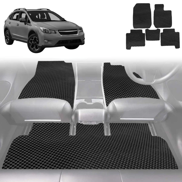 6D Diamond Car Floor Mats for Subaru XV 2012 - 2017 (GP) - Custom-Fit Carpet Liner