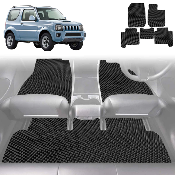 6D Diamond Car Floor Mats for Suzuki Jimny 2018 - Current Auto - Custom-Fit Carpet Liner