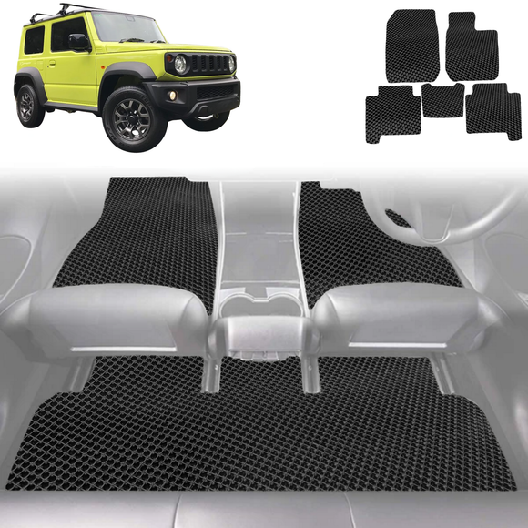 6D Diamond Car Floor Mats for Suzuki Jimny XL Auto 2023 - Current (GLX) - Custom-Fit Carpet Liner