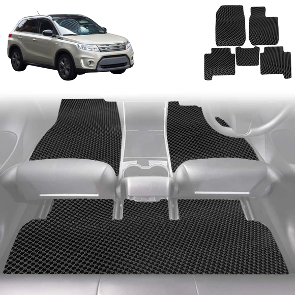 6D Diamond Car Floor Mats for Suzuki Vitara 2015 - Current (LY) - Custom-Fit Carpet Liner