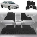6D Diamond Car Floor Mats for Toyota Corolla 2007 - 2012 Hatch/Sedan (E140/150) - Custom-Fit Carpet Liner-19
