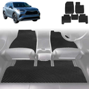 6D Diamond Car Floor Mats for Toyota Kluger 2021 - Current (XU70) - Custom-Fit Carpet Liner-5