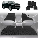 6D Diamond Car Floor Mats for Toyota LandCruiser 300 2021 - Current - Custom-Fit Carpet Liner-21