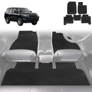 6D Diamond Car Floor Mats for Toyota Prado 2013 - 2024 (J150) - Custom-Fit Carpet Liner-18