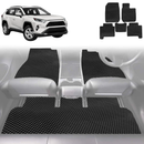 6D Diamond Car Floor Mats for Toyota RAV4 2019 - Current (XA50) - Custom-Fit Carpet Liner-19