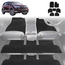 6D Diamond Car Floor Mats for Toyota Kluger 2014 - 2020 (XU50) - Custom-Fit Carpet Liner-7