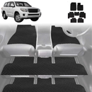 6D Diamond Car Floor Mats for Toyota LandCruiser 200 2012 - 2021 (GX GXL) - Custom-Fit Carpet Liner-23